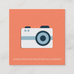 Carte de visite photographique simple et élégant