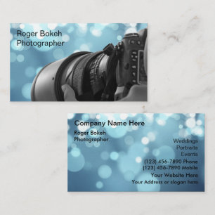 Carte De Visite Photography Business Cards