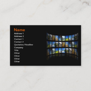 Carte de visite photojournaliste