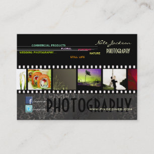 Carte De Visite Photos de portefeuille PixDezines couleur modèle/D