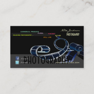Carte De Visite Photos de portefeuille PixDezines couleur modèle/D