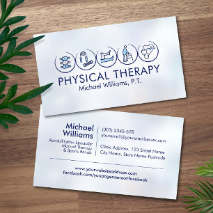 Carte De Visite Physiothérapeute - Physiothérapie