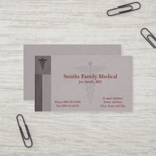 Carte de visite physique