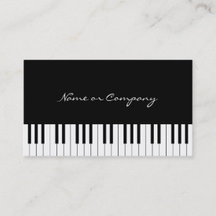 Carte De Visite Piano