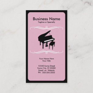 Carte De Visite piano de mod