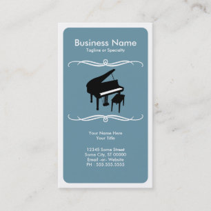 Carte De Visite piano de mod
