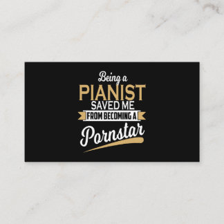 Carte De Visite Piano M'a sauvé