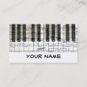 Carte De Visite piano pianiste