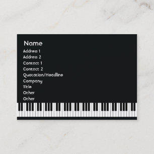 Carte De Visite Piano - potelé