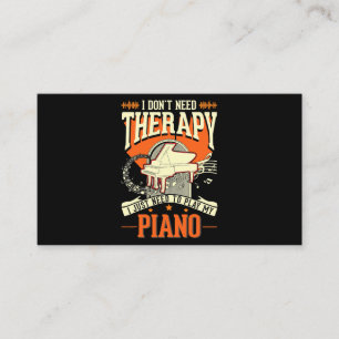 Carte De Visite Piano Therapy Piano Player Pianiste 3