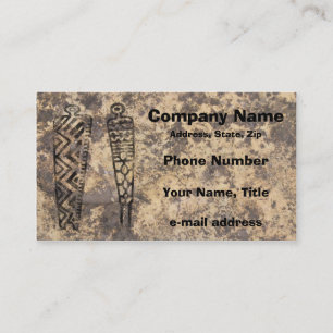 Carte De Visite Pictographes antiques