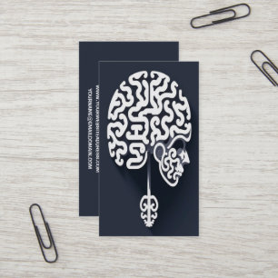 Carte De Visite Pièce de puzzle Cerveau Art