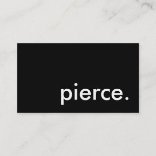 Carte De Visite pierce.