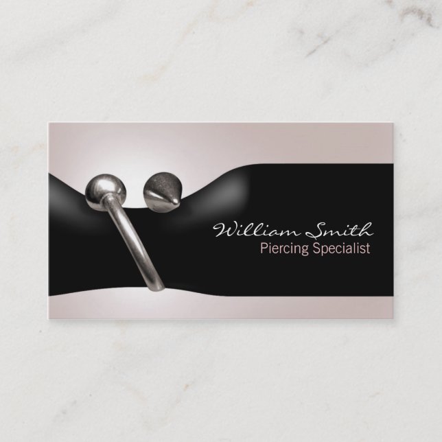 Carte De Visite Piercing specialist Business card (Devant)