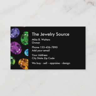 Carte De Visite Pierre gemme Businesscards de bijoux
