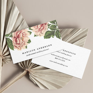 Carte De Visite Pies roses vintages