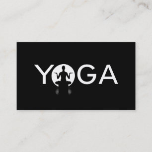 Carte De Visite Pilates, Méditation de l'instructeur de yoga, Spir