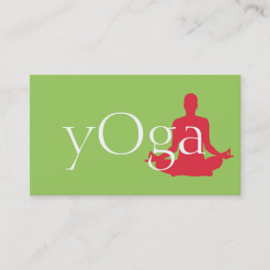 Carte De Visite Pilates, méditation d'instructeur de yoga, spiritu