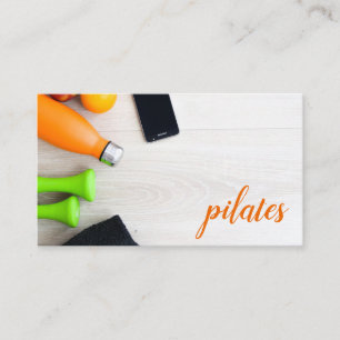 Carte De Visite Pilates - Porte-photos Orange
