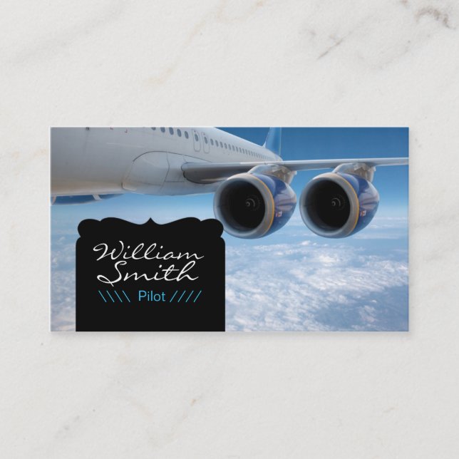 Carte De Visite Pilot Business card (Devant)