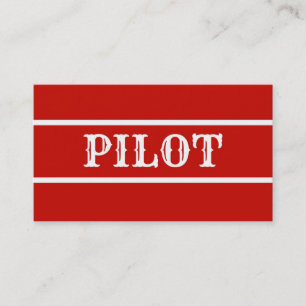 Carte de visite pilote