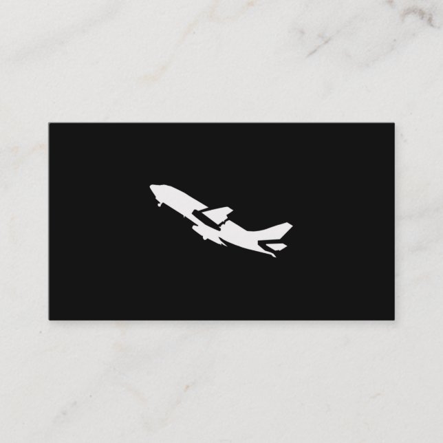 Carte De Visite Pilote d'avion (Devant)