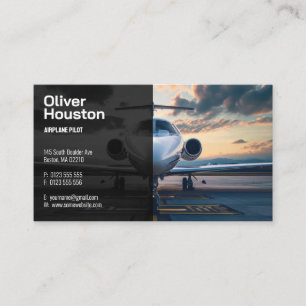 Carte De Visite Pilote d'avion   Aviation