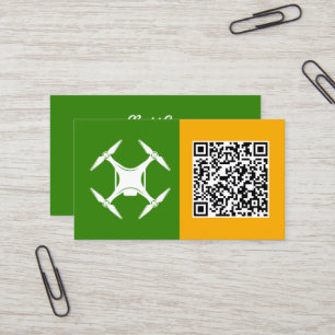 Carte De Visite Pilote de drones QR personnalisé