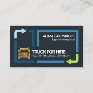 Carte De Visite Pilote de tramway Blue Transport Design