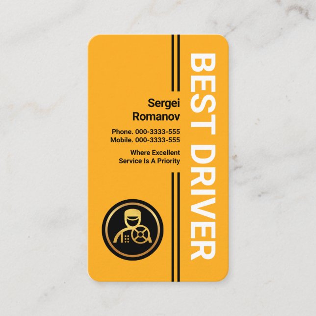 Carte De Visite Pilote professionnel simple (Devant)