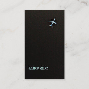 Carte De Visite Piloter loin l'avion de haute altitude de  