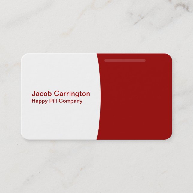 Carte De Visite Pilule formée (Devant)