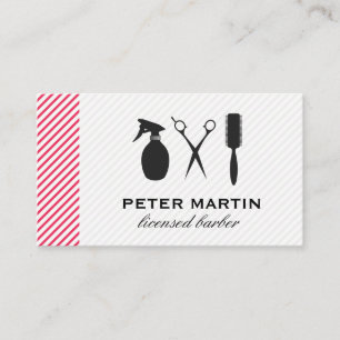 Carte De Visite Pince à cheveux   Outils en barrette