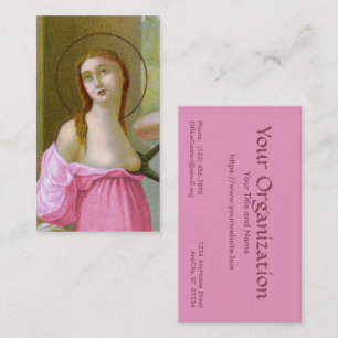 Carte De Visite Pink St. Agatha (M 003) FB Standard