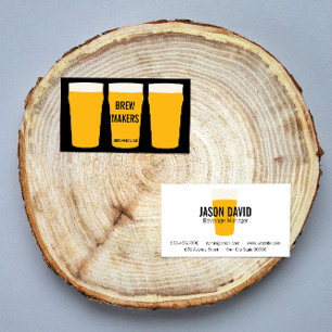 Carte De Visite Pintes de bière 2   Traditionnel