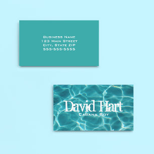 Carte De Visite Piscine
