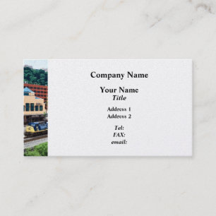 Carte De Visite Pittsburgh PA - Train passant par Station Square