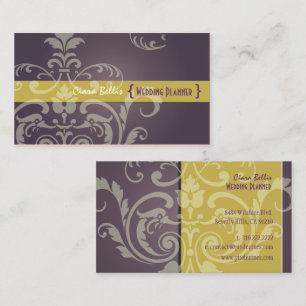 Carte De Visite Pix-Dezines Crest Damask
