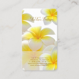 Carte De Visite Pix-Dezines Plumeria d'Hawaï