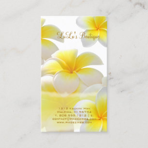 Carte De Visite Pix-Dezines Plumeria d'Hawaï