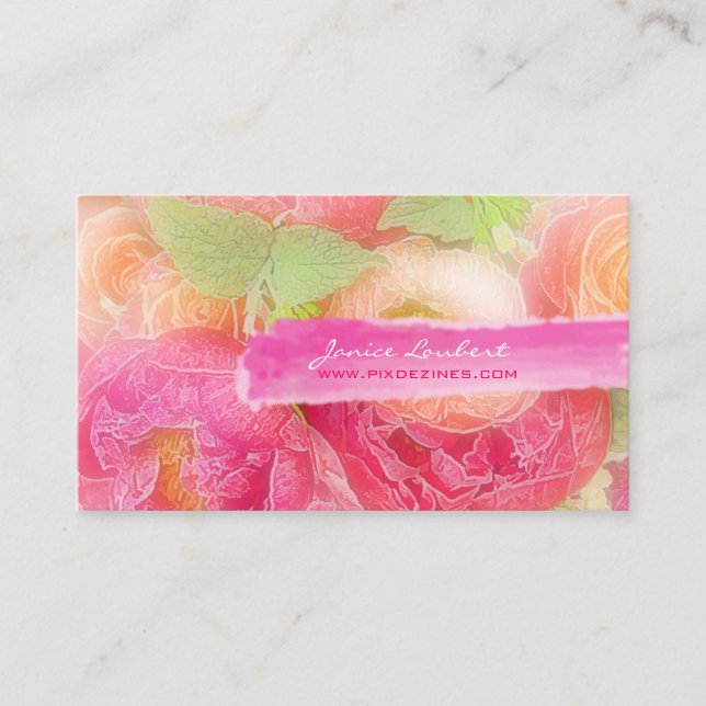 Carte De Visite Pix-Dezines, tournois de pivoines/do-it-yourself a (Devant)