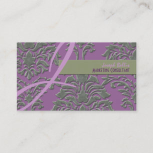 Carte De Visite PixDezin Florentius damask/do-it-yourself arrière