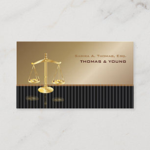 Carte De Visite PixDezines ATTORNEYS/SASSY/COPPER+NOIR