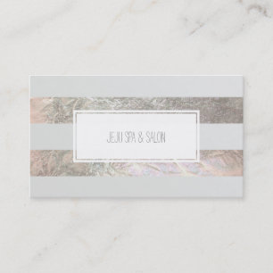 Carte De Visite PixDezines, bandes de platine/faux argent