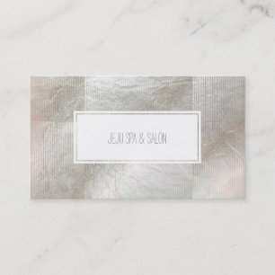 Carte De Visite PixDezines bandes platine/faux argent