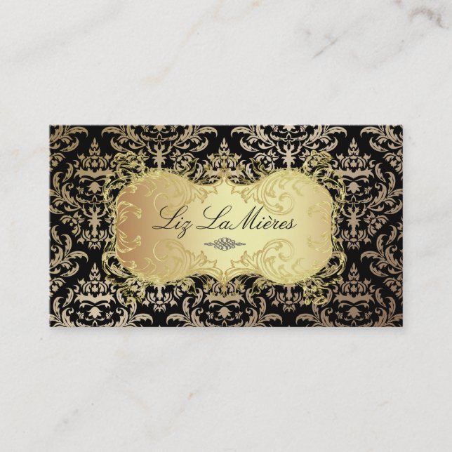 Carte De Visite PixDezines Céline Damask (Devant)
