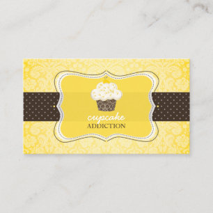 Carte De Visite PixDezines citron zest cupcake/pâtisserie