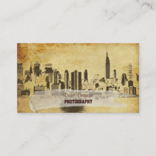 Carte De Visite PixDezines City Scape, New York, vintage