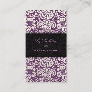 Carte De Visite PixDezines Crème Fidora Vintage Damask
