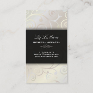 Carte De Visite PixDezines cupcakes tourbillons + blanc nacré